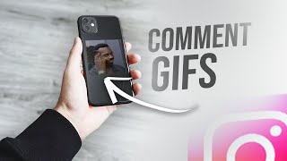 How to Comments Gifs on Instagram explained [upl. by Hullda]