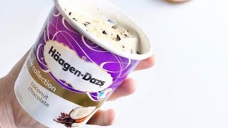 Coconut Chocolate Häagen Dazs TEST [upl. by Jair]