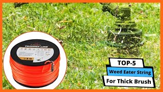 ✅ Best weed eater string for thick brush Weed eater string for thick brush Buying Guide [upl. by Ytisahc601]