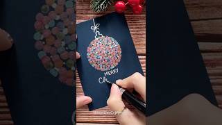 DIY Christmas Ornaments 🎄nhuandaocalligraphy shorts christmascard christmasgift [upl. by Deegan]