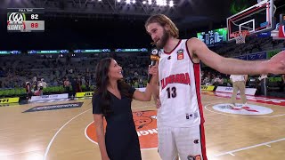 Sam Froling postgame interview vs SE Melbourne Phoenix  Round 6 NBL25 [upl. by Krum]