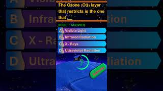 The Ozone O3 layer that restricts is the one that   GK  Quiz  Competitive Examaminations [upl. by Ihcur]