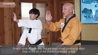 Chunkwon Poomsae explanation  Taekwondo Promotion Foundation Educational Program [upl. by Hanima]