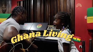 A DAY in the life as a FAMILY of 5 living in GHANA Shopping  Lunch  Studio session [upl. by Gertie176]