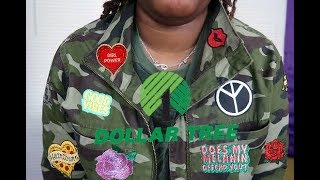 DIY DOLLAR TREE IRON ON PATCH DEMO [upl. by Acnaib850]