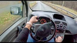 2008 Renault Kangoo 15 dCi 70HP 0100 POV Test Drive 1442 Joe Black [upl. by Ettenaj]