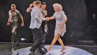 Strictly Live Tour 2024  Angela Rippon Incredible High Kick Cha Cha Cha strictlycomedancing 💃♥️🕺 [upl. by Llenhoj]