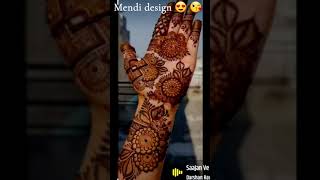 Mendi design  easy mendi design  latest design of mendi  mendi  mendi design  viral shorts 😍 😘 [upl. by Eerehs]