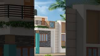 Small house front design ll शानदार घर का डिज़ाइन ll house 🏡 [upl. by Llertnauq949]