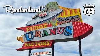 Exploring Route 66s Craziest Town Uranus Ruins Relics and More  Randomland [upl. by Lyram529]