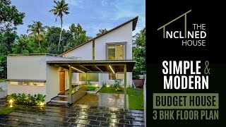 The Inclined House  Modern contemporary Kerala Home design  i2a architects studio [upl. by Drugge]