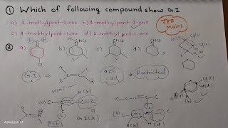 JEE Geometrical Isomerism PYQ solve within minutes  concept vs jee organic questions [upl. by Anselmi776]