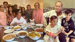 Salman Khan Arbaaz Khan Sohail Khan Celebrate Salim Khan 87th Birthday  Arpita Khan Helen Salma [upl. by Kaja]