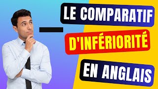 comment utiliser le comparatif dinfériorité en anglais 03 [upl. by Eifos978]