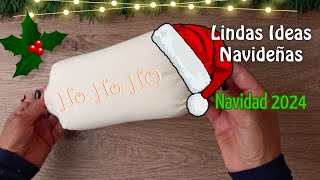 DECORA TU HOGAR CON ESTAS 3 IDEAS NAVIDEÑASIDEAS CON RECICLAJEDIY CHRISTMAS DECORARTESANATO [upl. by Pierson]