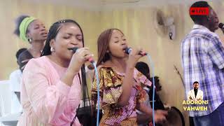 Marjolaine  Sina mwengine  Live quotADORONS YAHWEHquot [upl. by Marys323]