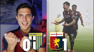 PARMA  GENOA 01  POST PARTITA E TORNATO IL GENOA TRE PUNTI PESANTISSIMI [upl. by Docilla425]