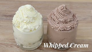 Decadent Whipped Cream Recipe with Mascarpone and Cream Cheese  Flavored Cream Topping [upl. by Hayton756]