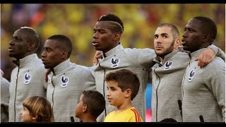 La marseillaise  Hymne national français Coupe du Monde au Brésil  250614  France vs Equateur [upl. by Faubert267]