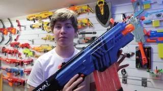 NERF RIVAL KHAOS MXVI4000 BLASTER REVIEW [upl. by Irmine]