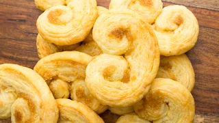 Classic Sugar French Palmier Cookies [upl. by Anahsak275]