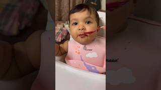 My 10th Months Old Baby Dinner Recipe  baby food   Unboxing HM  assam recipe food shorts [upl. by Nettie47]