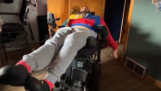 Quadriplegic dealing with Extremely BAD Spasms after Spinal Cord Injury [upl. by Albrecht]