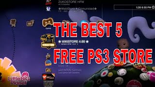 THE BEST 5 FREE PS3 STORE [upl. by Nirtiac]