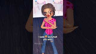 She just wanted a ponytail I guess😥💅 roblox shorts trending fyp dresstoimpress dti edit [upl. by Cameron405]