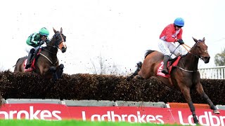 Thriller ENVOI ALLEN downs HEWICK in Down Royal Champion Chase humdinger [upl. by Eitsim]