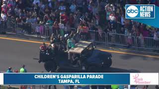 Aerials from Gasparilla Childrens Parade [upl. by Ojadnama]