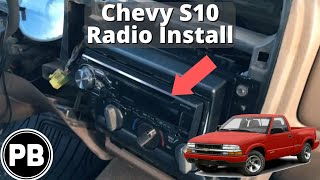 1998  2004 Chevy S10 Blazer Sonoma Radio Install [upl. by Ardnuasal]