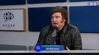 Javier Milei la rompe con Alejandro Fantino quotLos kirchneristas no vuelven másquot 080424 [upl. by Barling332]