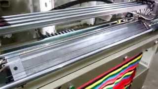 POWER FLAT KNITTING MACHINE V BEDComputerized Flat Knitting Machine [upl. by Esiouqrut871]