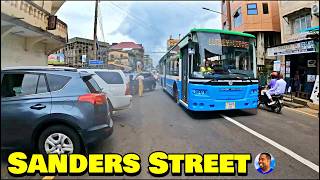 SANDERS STREET 🇸🇱 FREETOWN  VLog 2024  Explore With TripleA [upl. by Enelyad]