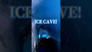 Whats it like inside an Ice Cave travel snow bucketlisttravel europetravel adventuretravel [upl. by Hochman]