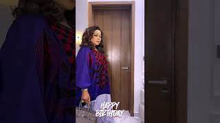 Happy Birthday Actress Shaffy Bello birthday nollywood trendingshorts bbnaija celebritynews [upl. by Neirrad]