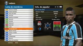 Pes 2016 faces dos jogadores do Gremio patch bmpes 406 [upl. by Ilecara]