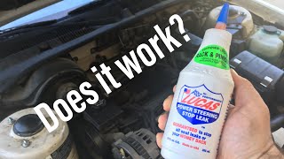 Lucas Powersteering StopLeak Review [upl. by Hettie]