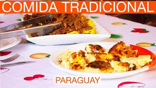 COMIDAS típicas TRADICIONALES de PARAGUAY 💫🌎🥘😍 [upl. by Tahmosh]