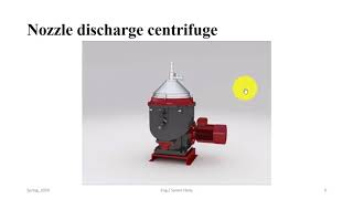 Mechanical Unit Operations  Sec 6  Centrifugal Separation [upl. by Kinimod698]