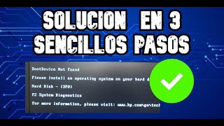 Solucion en 2023 a problema quotboot device not foundquot en 3 Sencillos Pasos [upl. by Tterb]