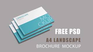 Download Photoshop Free Landscape Magazine Mockup [upl. by Kcirdde]