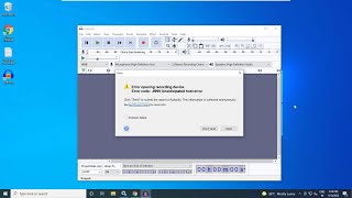 Fix Error Opening Recording Device In Audacity [upl. by Emie586]