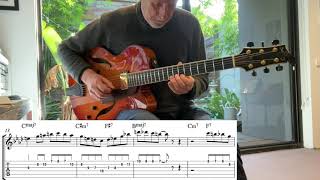 Airegin  Pat Martino Solo TranscriptionTAB [upl. by Ralf277]