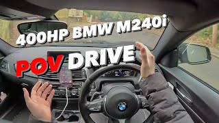 400HP BMW M240i POV DRIVE WEIRDEST SPEC [upl. by Aicram]