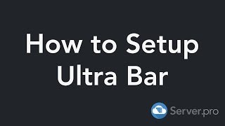 How to Setup the Ultra Bar Plugin  Minecraft Java [upl. by Nisay]