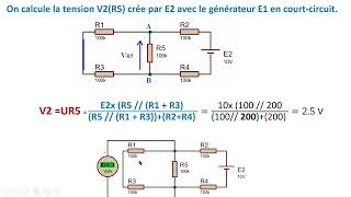 Théorème de superposition et exercices [upl. by Ricoriki]