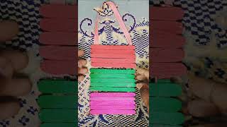 Div Home made Hanging trending doityourselfcrafts stick papercraft diy wallhanging [upl. by Mailand639]