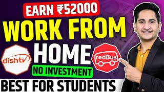 Earn Rs 52000🔥🔥Work from Home Jobs No Experience 2024 Online Jobs at Home Part Time Jobs Students [upl. by Asylem]